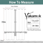Yakamok Room Darkening Drapes Blackout Curtains Thermal Insulated Grommet - Image 7