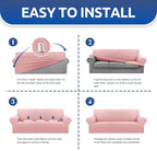 KEKUOU Stretch Oversized Sofa Slipcover 1 Piece Couch Sofa Cover Furniture - Image 5
