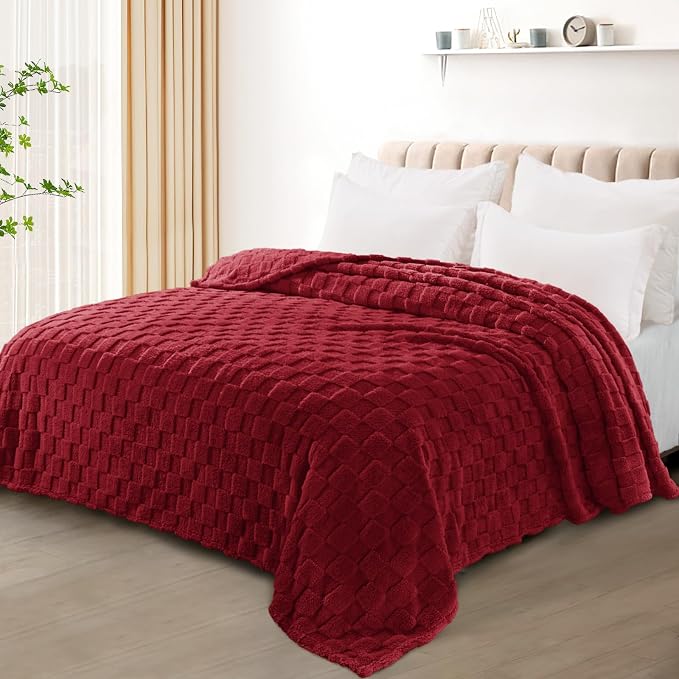 Exclusivo Mezcla Queen Size Flannel Fleece Blanket, Super Soft and Warm - Image 2