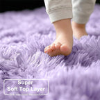Amdrebio Light Purple Circle Round Rugs 4Ft - Image 3