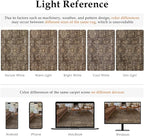 9x12 Washable Area Rug for Living Room Bedroom Vintage Brown Non Slip Carpet - Image 8