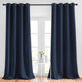 NICETOWN Navy Blue Blackout Curtains 102 inch Length, Grommet Energy Saving by NICETOWN