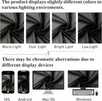 Lecloud Black Sheer Curtains 90 Inches Long 2 Panels, Light Filtering Privacy - Image 5