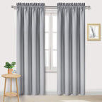 DWCN Blackout Curtains Room Darkening Thermal Insulated Bedroom Curtains Window by DWCN