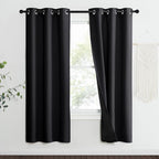 NICETOWN High-End Thermal Kitchen Curtains, Full Blackout Curtains 70 Inches - Image 2