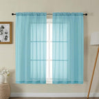 Gwine Sheer Curtains for Bedroom 54 inches Long by Gwine