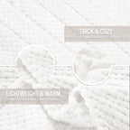 Exclusivo Mezcla Fleece Bed Blanket Twin Size, Super Soft and Warm Blankets - Image 7