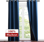 NICETOWN 100% Blackout Short Curtains - Image 2