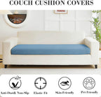 Couch Covers for 3 Cushion Sofa Pet Friendly Couch Cushion Covers Universal - Image 3