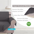 U-NICE HOME Large Sofa Cover Reversible Couch Cover - Image 4
