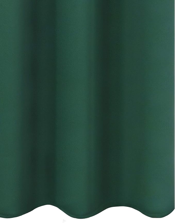 LEMOMO Dark Green Bedroom Blackout Curtains/52 x 54 Inch Long/Set of 2 Curtain - Image 9