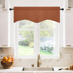 NICETOWN Farmhouse Valance for Kitchen Window - Image 2