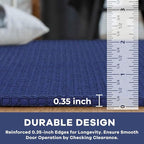 KOZYFLY Washable Area Rug 4x6 ft Non Slip Rubber Backed Living Room Rugs - Image 4