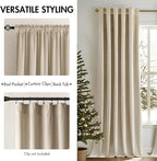 MIULEE Velvet Curtains 90 inches - Image 2