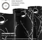 Deconovo Black Blackout Curtains, Thermal Insulated Soundproof Privacy Curtain - Image 7