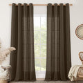 LAMIT 95 inches Long Linen Curtains by LAMIT
