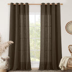 LAMIT 95 inches Long Linen Curtains by LAMIT