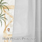 RYB HOME Sheer Curtains for Kitchen - Image 4