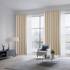 CUCRAF Light Beige Blackout Curtains 72 inch Length 2 Panels Set, Rod Pocket - Image 8