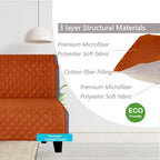 U-NICE HOME Reversible Futon Cover Sofa Slipcover Armless Furniture Protector - Image 4