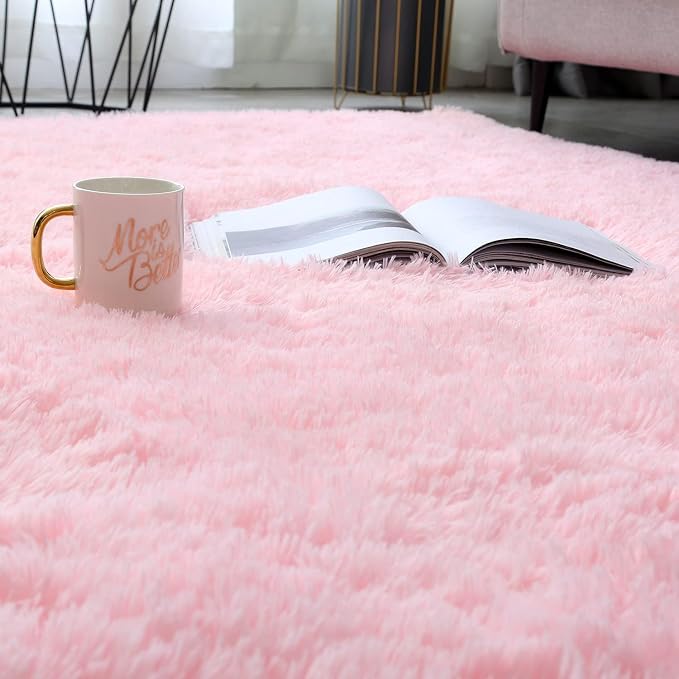 Shag Area Rugs for Bedroom Living Room, 6X9 Ultra Soft Fluffy Area Rugs for Dorm - Image 4