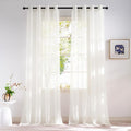 NICETOWN Natural Voile Sheer Bedroom Curtains 84 Inches Long, Grommet Airy & by NICETOWN