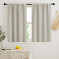RYB HOME Short Curtains for Bedroom, Room Darkening Insulated Summer Heat Light by RYBHOME
