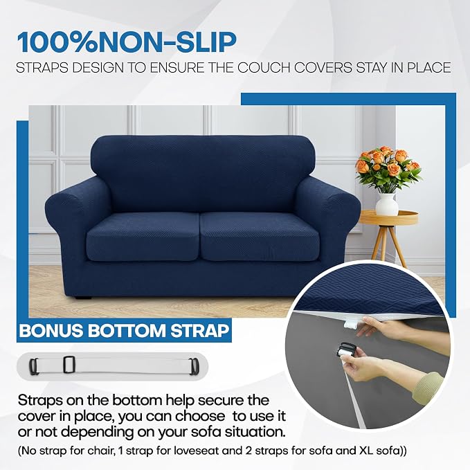 XINEAGE 2026 New 4 Pieces Couch Covers - Image 5
