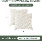 decorUhome St. Patrick’s Day Shamrock Pillow Covers 16x16 Inch Set of 2 - Image 9