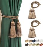 Fenghuangwu Curtain Tiebacks Handmade Decorative Curtain Holdbacks Rope by fenghuangwu