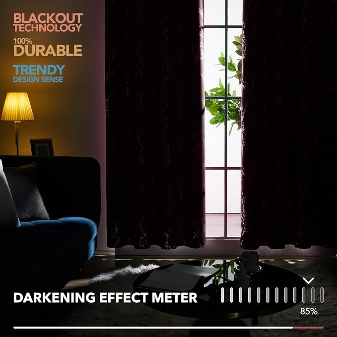 Deconovo Blackout Curtains, Thermal Insulated Soundproof Grommet Drapes - Image 5