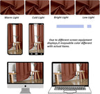 Simplebrand Ava Terracotta Short Blackout Curtains - Image 9