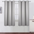 LEMOMO Light Grey Blackout Curtains 34 x 63 Inch Length/Set of 2 Curtain by Lemomo