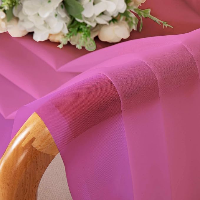 Chyhomenyc Sheer Valances for Windows, Light Filtering Small Window Curtains - Image 9