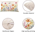 ONFAON Spring Summer Pillow Covers 20x12 Set of 4, Seasonal Holiday Farmhouse - Image 4