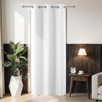 Joydeco Blackout Door Curtain for Doorway Privacy 108 Inches Long, Grommet by JOYDECO