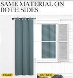 NICETOWN Modern Blackout Curtains Noise Reducing, 2 Panels, W42 x L78 -Inch - Image 6
