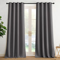 NICETOWN Room Darkening Draperies Curtains Panels, 2 Panels Grey W52 x L96 by NICETOWN