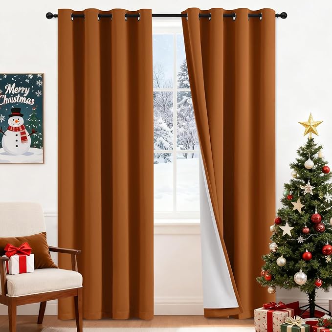 Yakamok Room Darkening 100% Blackout Curtains Grommet Window Treatments by Yakamok