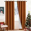 Yakamok Room Darkening 100% Blackout Curtains Grommet Window Treatments by Yakamok