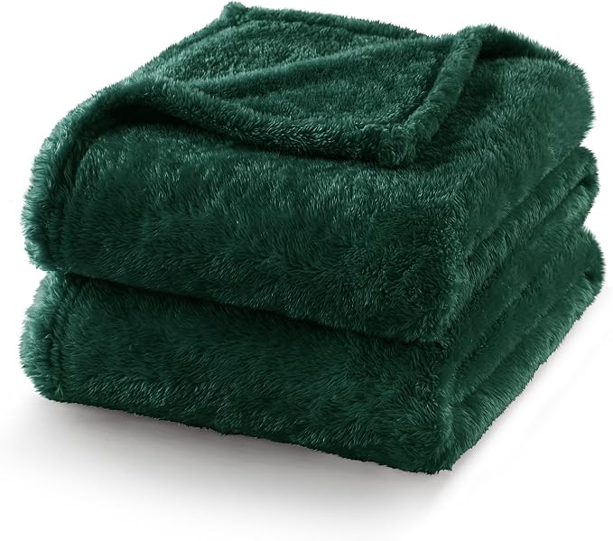 Exclusivo Mezcla Plush Fuzzy Fleece Bed Blanket Queen Size, Super Soft - Image 7