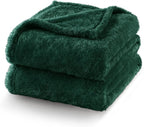 Exclusivo Mezcla Plush Fuzzy Fleece Bed Blanket Queen Size, Super Soft - Image 7