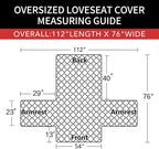 Easy-Going Sofa Slipcover Reversible Loveseat Sofa Cover Couch Cover - Image 6