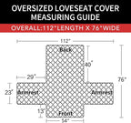 Easy-Going Sofa Slipcover Reversible Loveseat Sofa Cover Couch Cover - Image 6