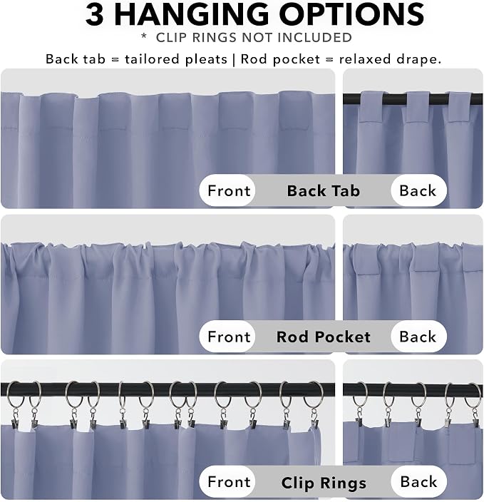 Deconovo Short Blackout Curtains - Image 2