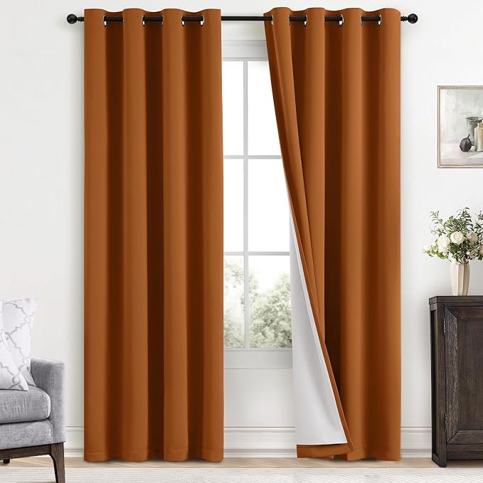 Yakamok Room Darkening 100% Blackout Curtains Grommet Window Treatments by Yakamok