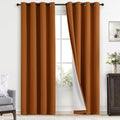 Yakamok Room Darkening 100% Blackout Curtains Grommet Window Treatments by Yakamok