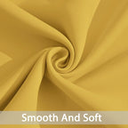 Yakamok Wide Thermal Blackout Patio Door Curtain Panel, Mustard Yellow Grommet - Image 5
