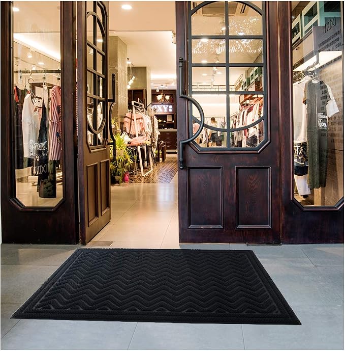 Mibao Front Door Mat, Dirt Trapper Welcome Mat - Image 7