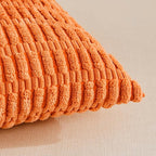 Fancy Homi 4 Packs Orange Fall Decorative Throw Pillow Covers 18x18 Inch - Image 4